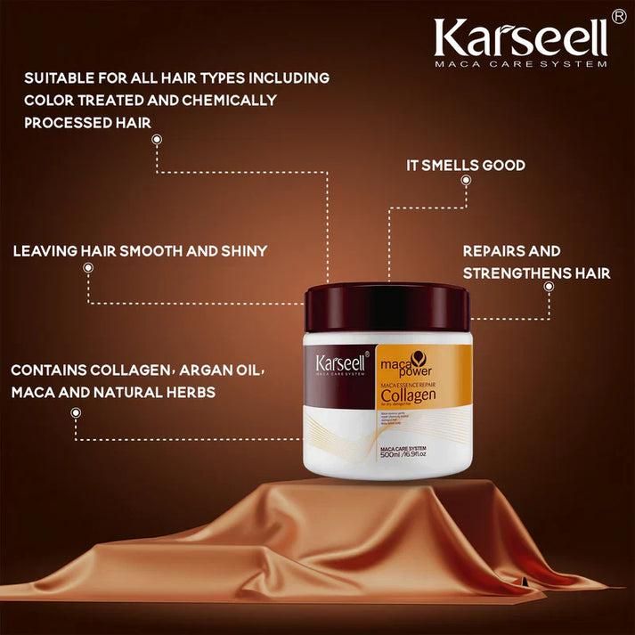 Karseell Collagen Hair Mask Pack of 2 100ml