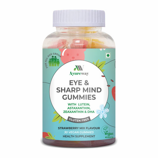 Ayureway Eye &amp; Sharp Mind Gummies – Nourishment for Vision Brain Health!